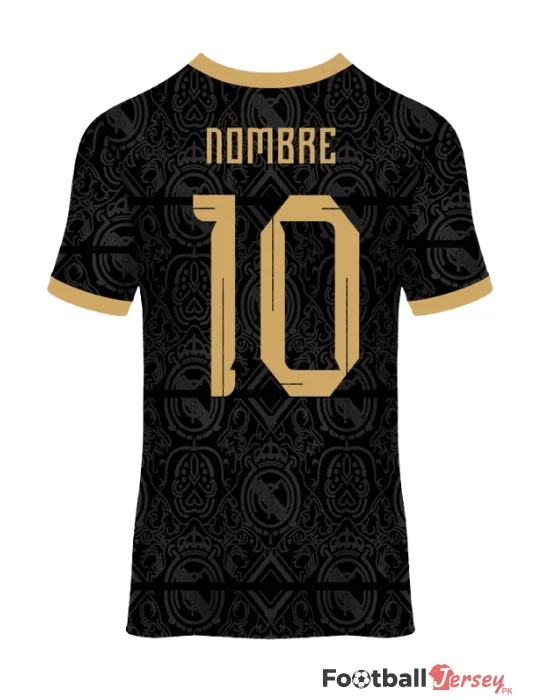 Real Madrid Classic Black Design Jersey