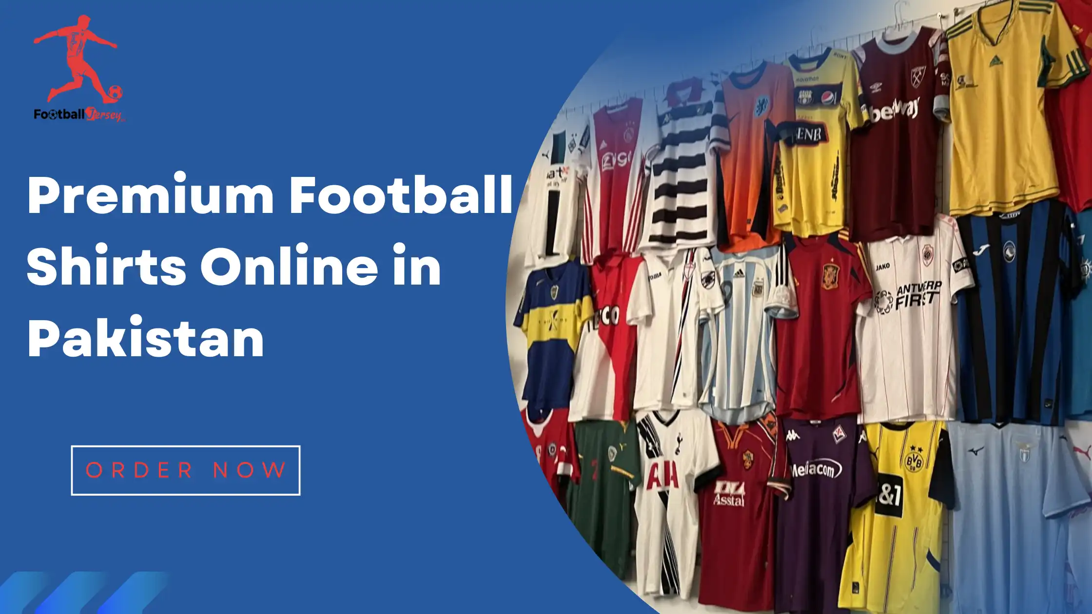 Premium Football Shirts Online in Pakistan for Clubs & Players