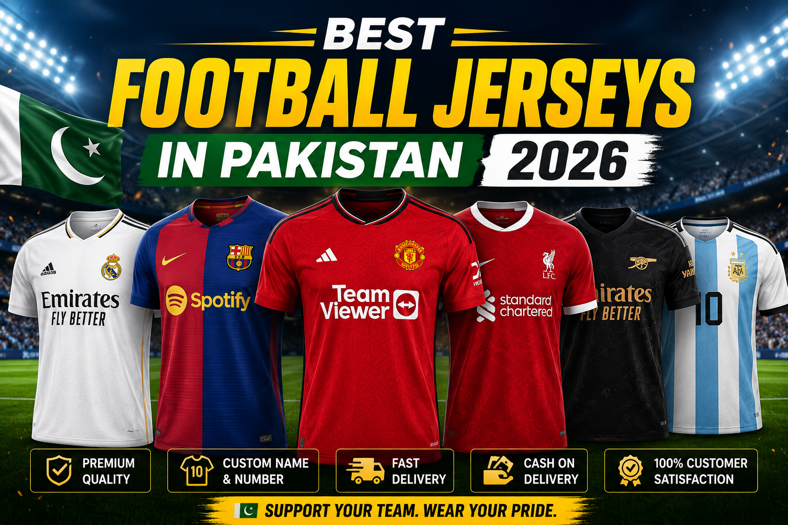 Best Football Jerseys in Pakistan 2026