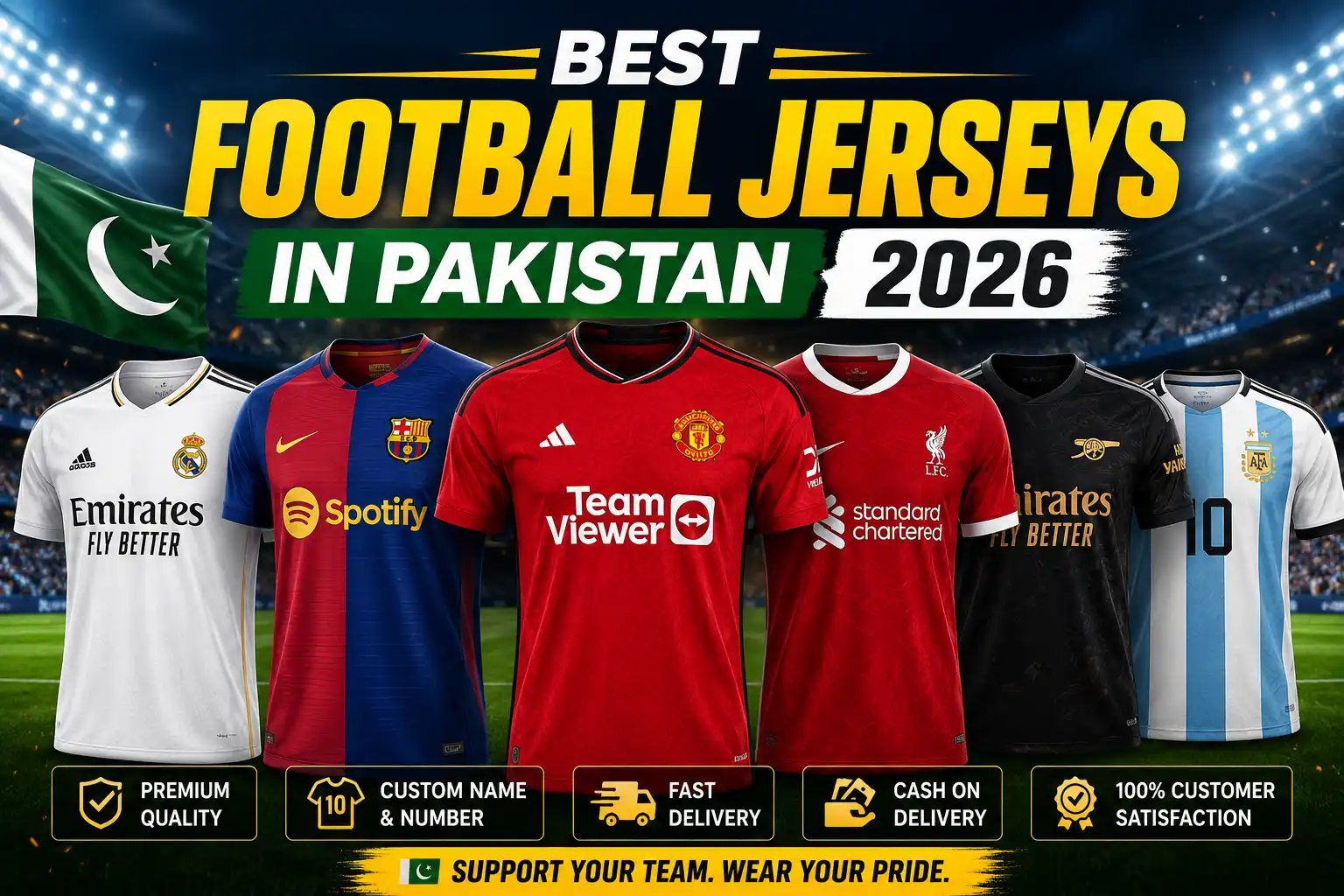 Best Football Jerseys in Pakistan 2026