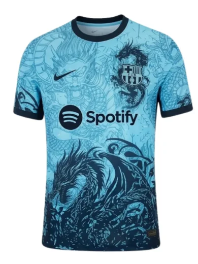 FC Barcelona Dragon Blue Shirt