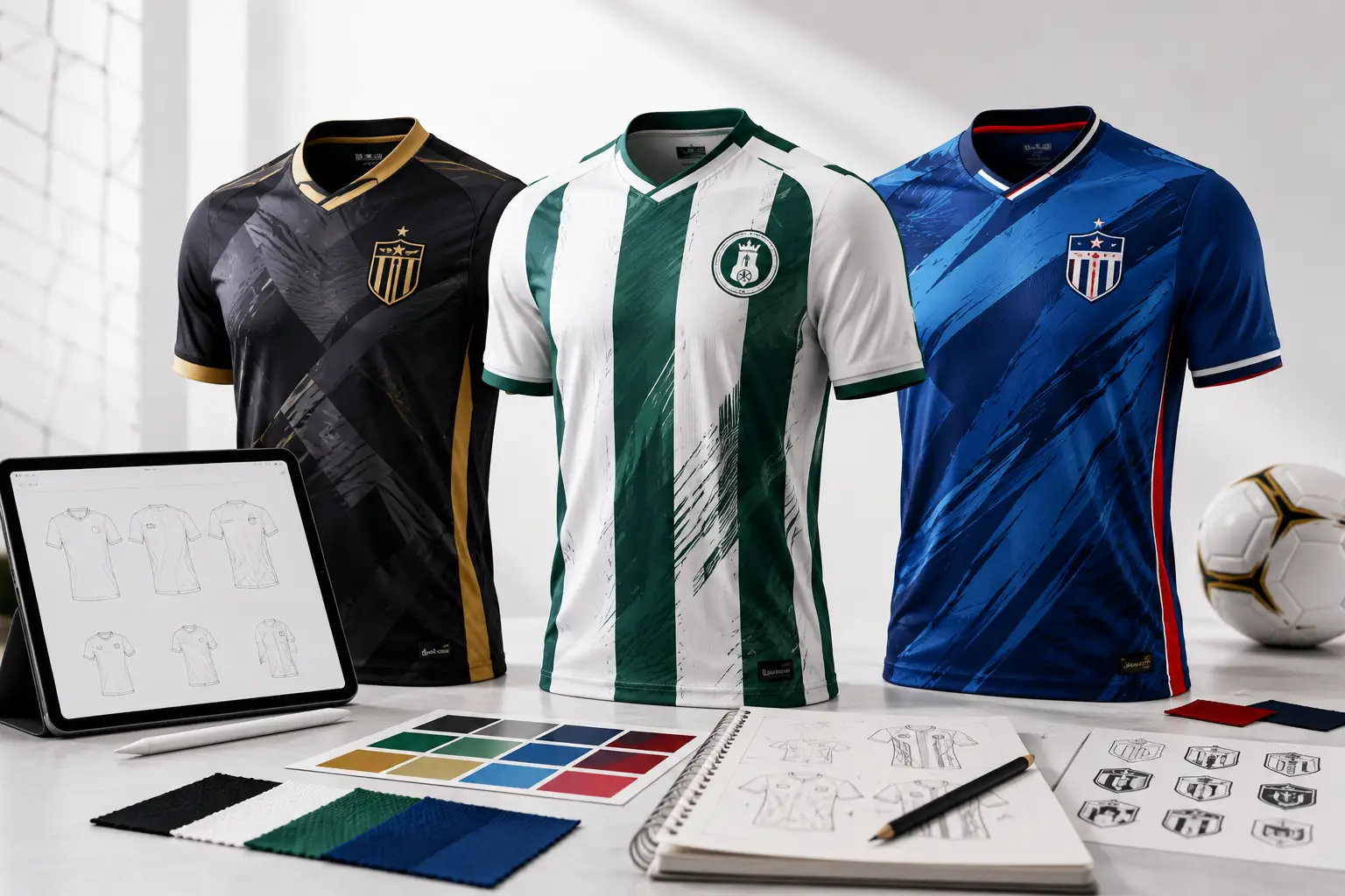 Custom football kit design and manufacturing for clubs academies and teams