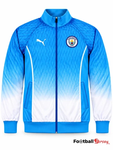 Manchester United Blue Zipper