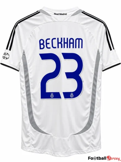 Beckham-Real-Madrid-2006-07-Home-Jersey